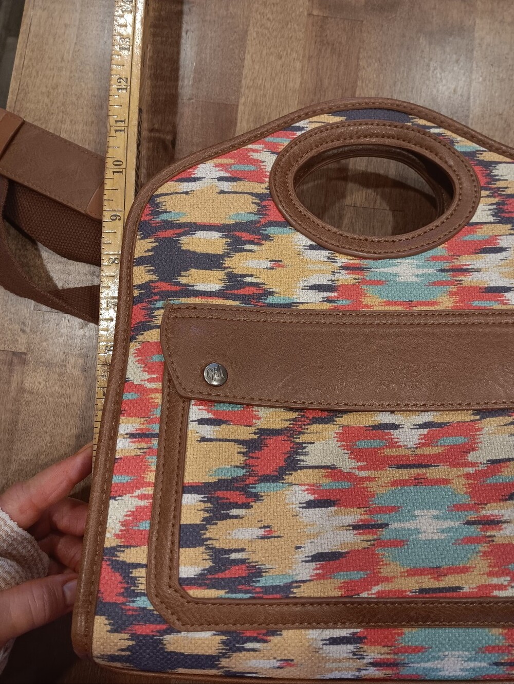 Montana West Southwestern Pattern Concealed Carry Shoulder Bag - Picture 11 of 13